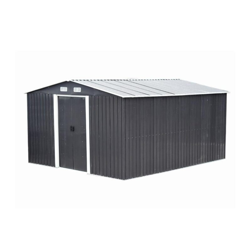 Abri de jardin en acier galvanisé MARISA - 12,5 m² – Image 2