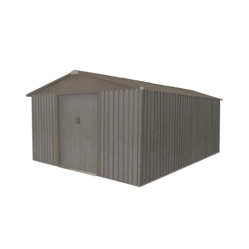 Abri de jardin métal aspect bois JENY – Image 2