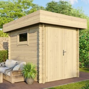 Abri de jardin en bois KOLIA - 4,7m² - Prix d'usine - DESTOCKAGE