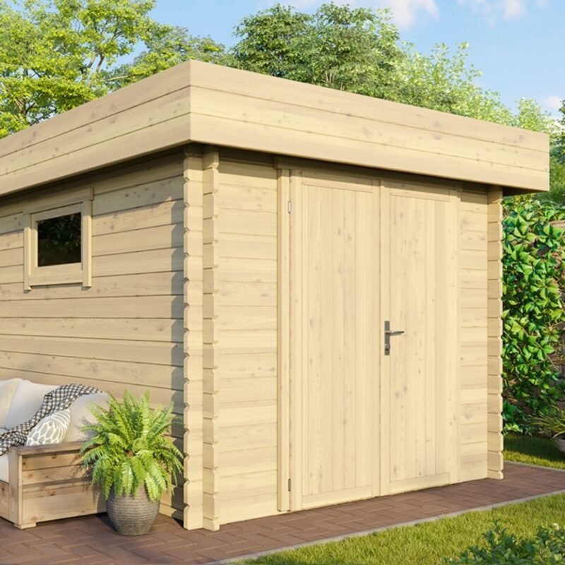 Abri moto en bois RIVERA - 12m² – Image 4