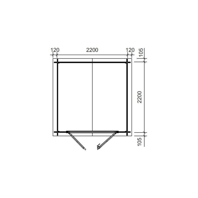 Abri de jardin SILENCIO - 4,6 m² – Image 2