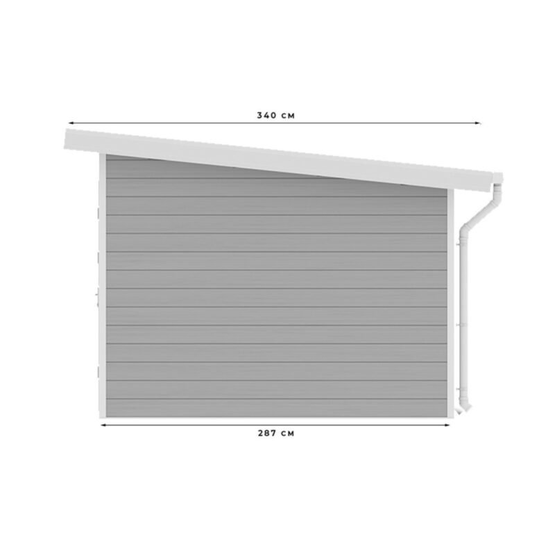 Abri de jardin composite CECILE – 9 m² - Prix d'usine - DESTOCKAGE – Image 2