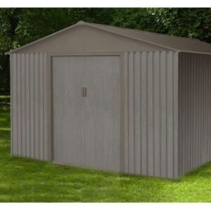 Abri de jardin métal aspect bois JENY